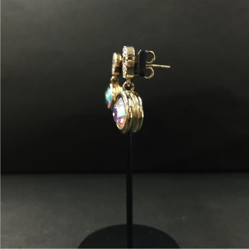 GUCCI Interlocking GG Rhinestone Earrings - Picture 5 of 8
